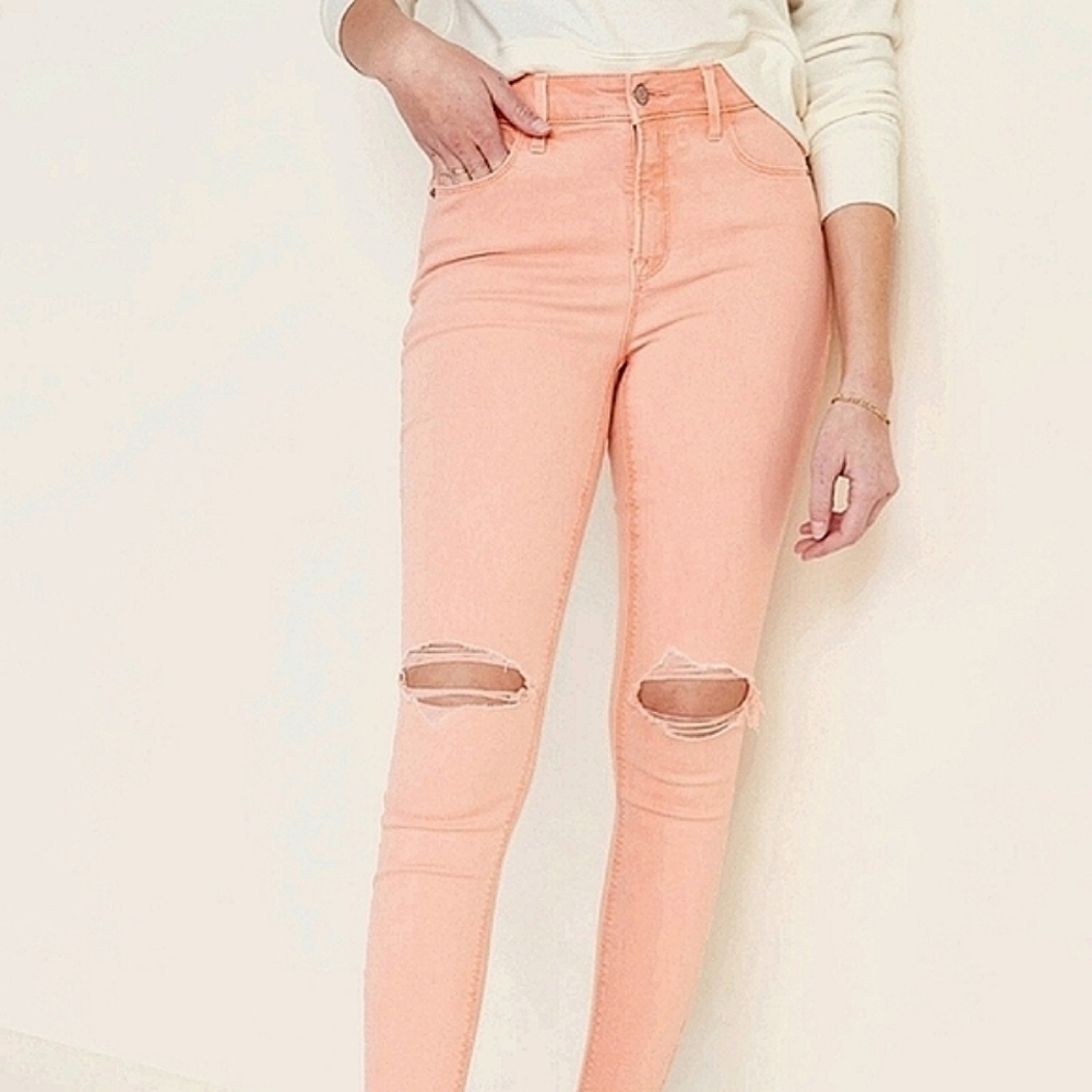 Pink skinny jean